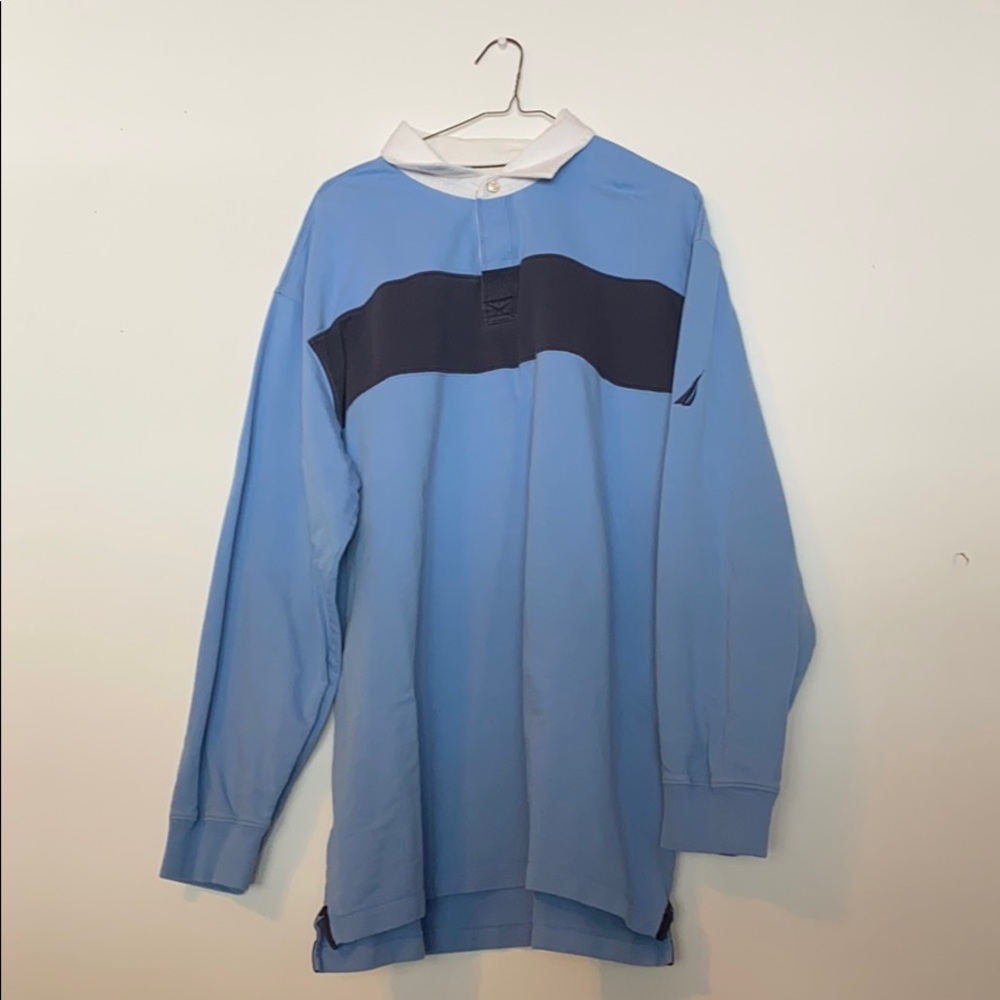 Nautical polo long sleeve